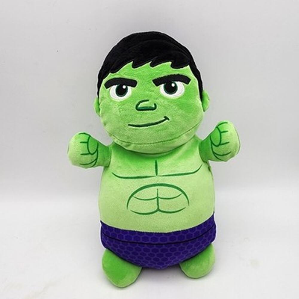 Squishmallow Hulk Plush 10” Green HugMees Superhero Avengers Stuffed Animal